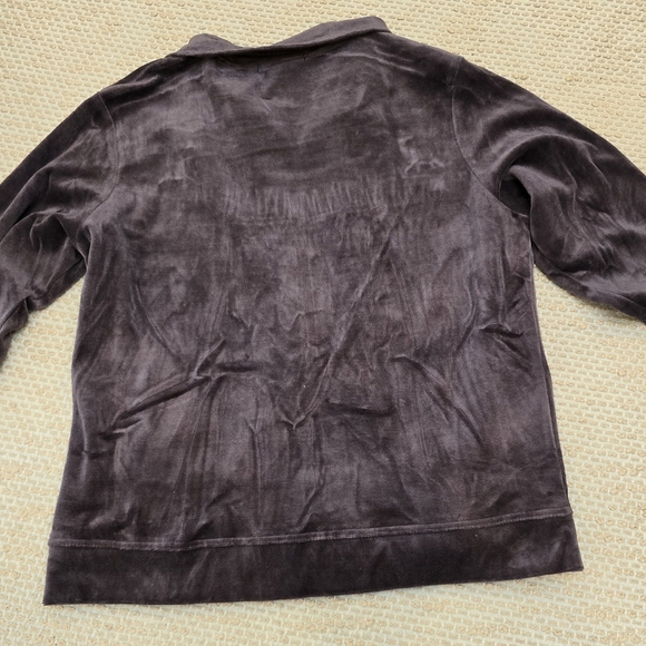 Rebecca MALONE 2 Piece Brown Outfit Zip Jacket &  Pants Medium Petite Size - Picture 7 of 12